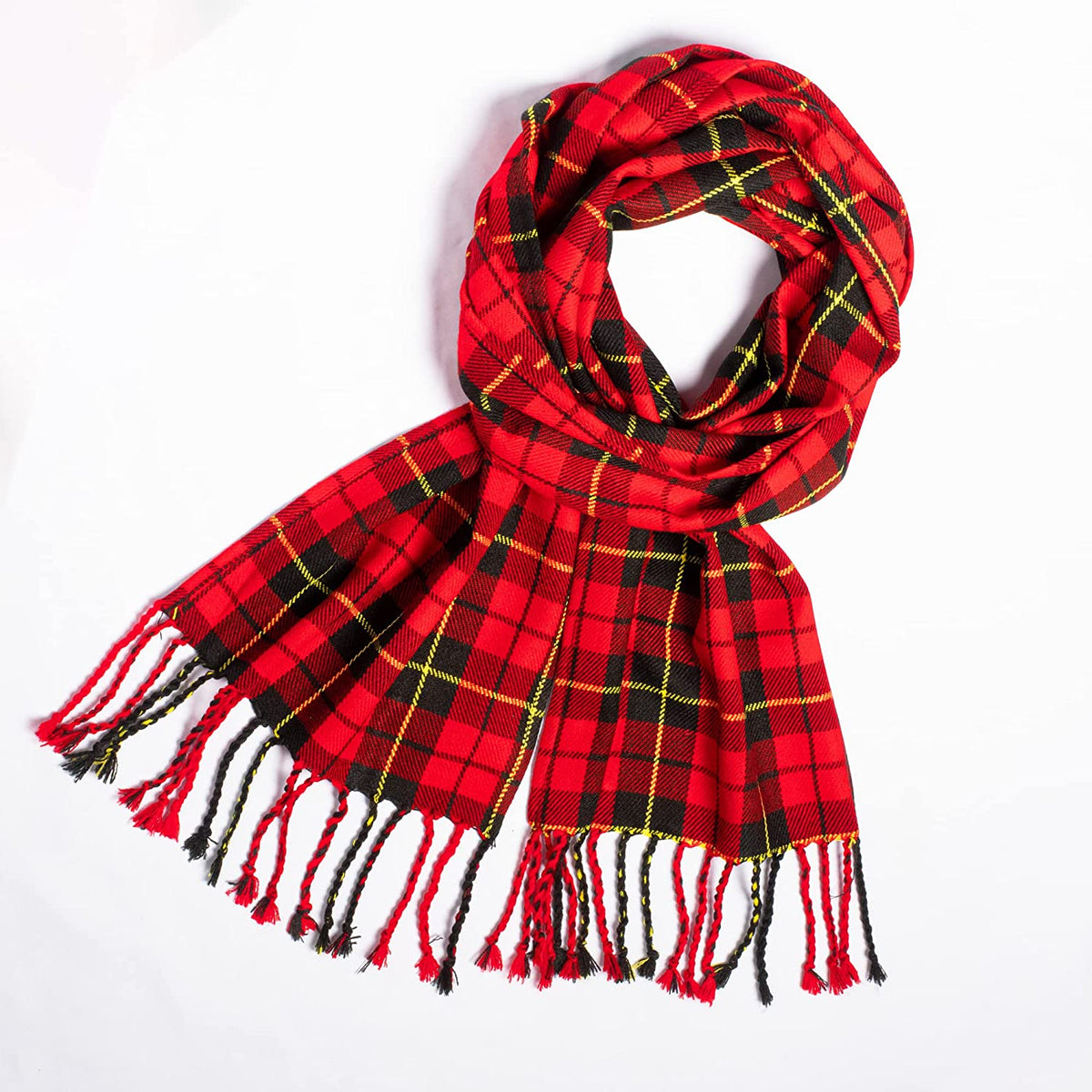 Scarf for Men and Women Wedding Slash Wool Warm Tartan Blanket Shawl