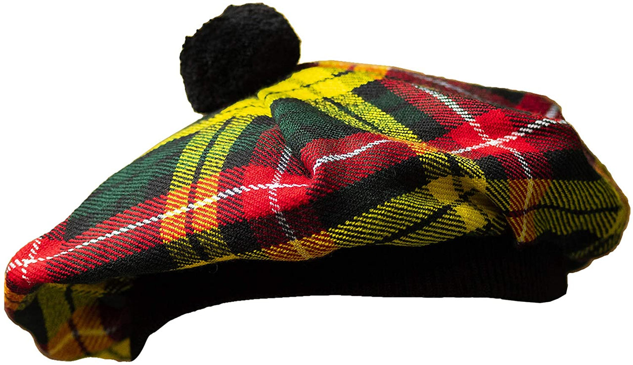 Scottish Highland Kilt Wool Tammy Hat Tam O' Shanter