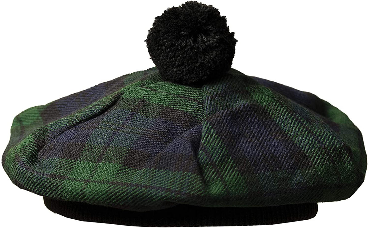 Scottish Highland Kilt Wool Tammy Hat Tam O' Shanter