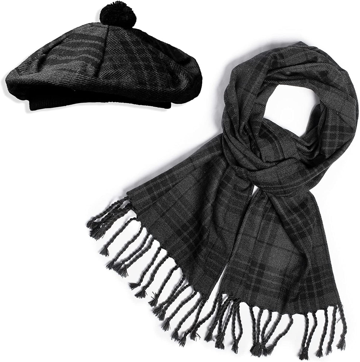 Scarf for Men and Women Wedding Slash Wool Warm Tartan Blanket Shawl