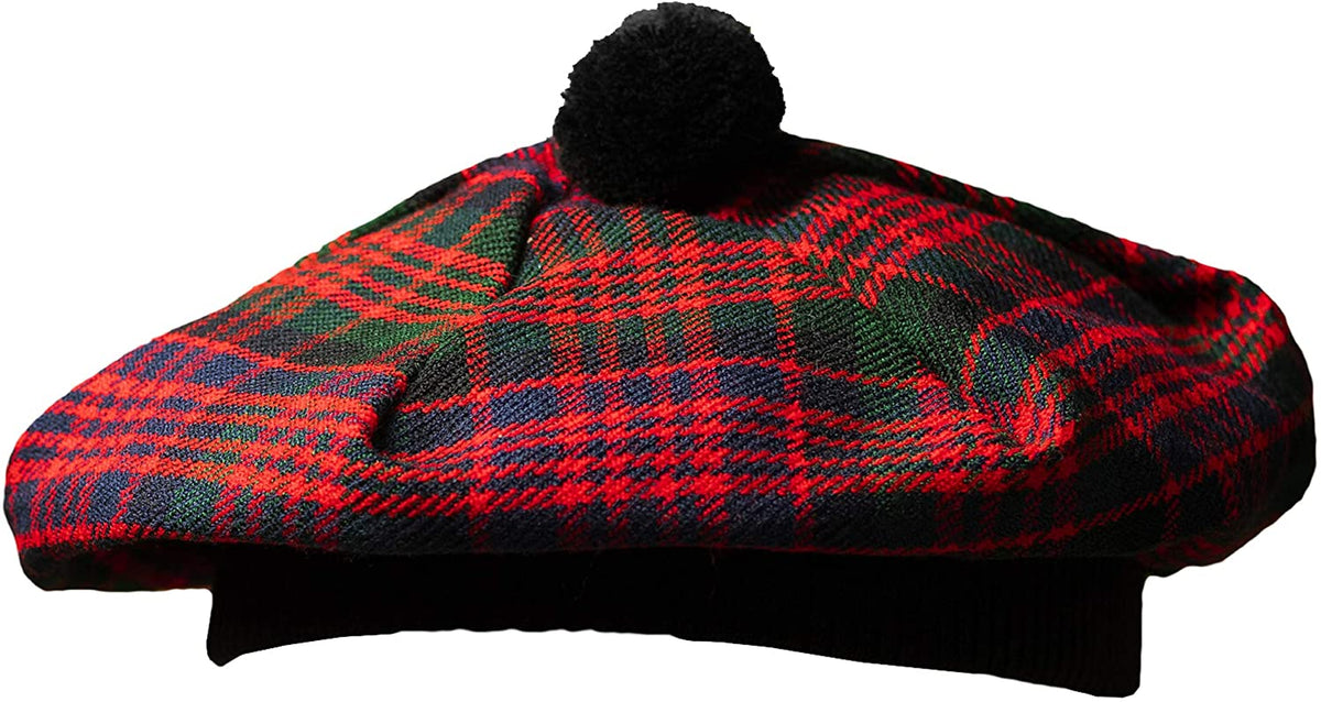 Scottish Highland Kilt Wool Tammy Hat Tam O' Shanter