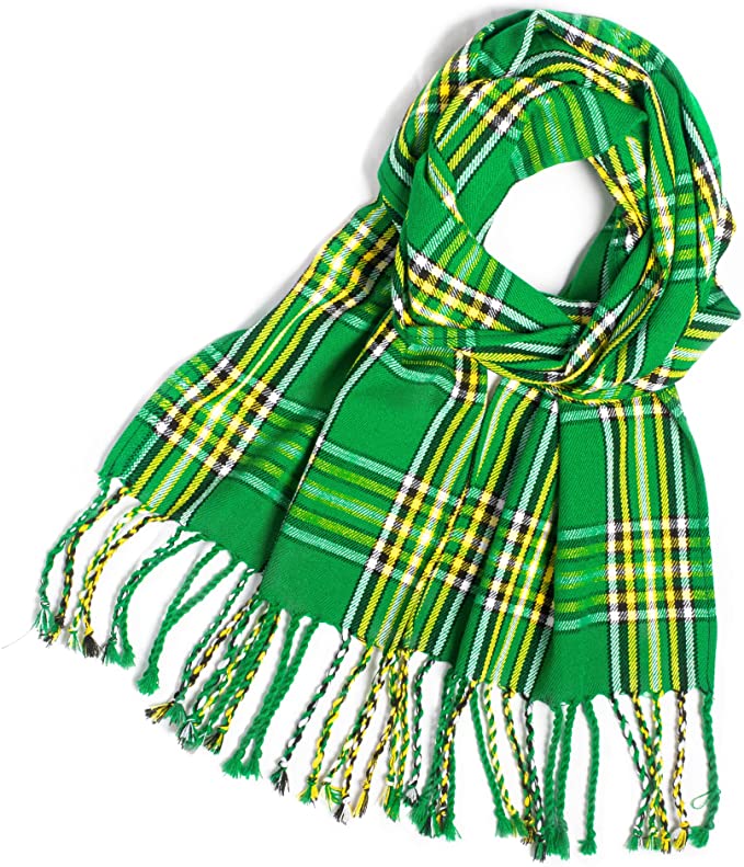 Scarf for Men and Women Wedding Slash Wool Warm Tartan Blanket Shawl