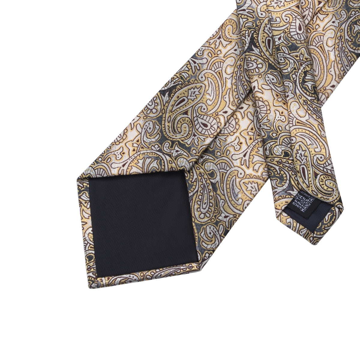 Paisley Tie For Men Silk Men Tie Clip Gift For Men Luxury Necktie Hanky Cufflinks Set Formal Wedding