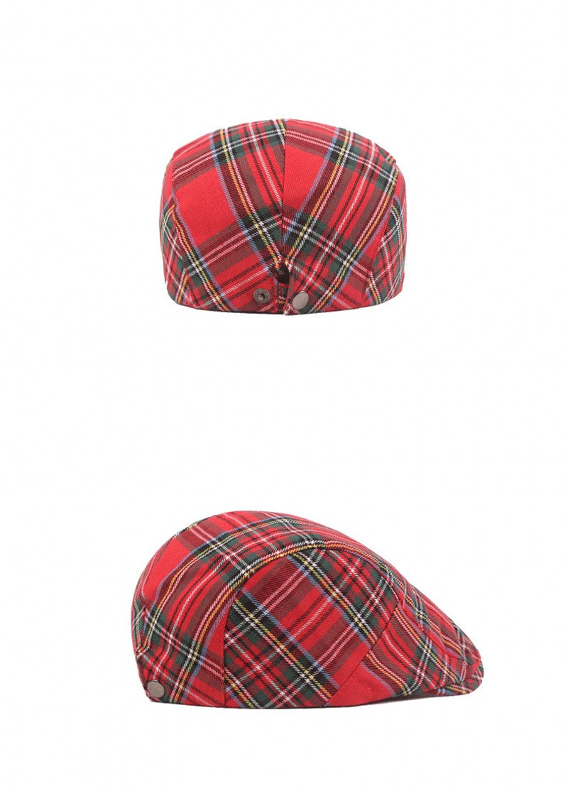 Royal Stewart Beret Caps Unisex Duckbill Visor Hat Winter Autumn Warm Caps Retro Vintage Bolinas Gatsby Hats