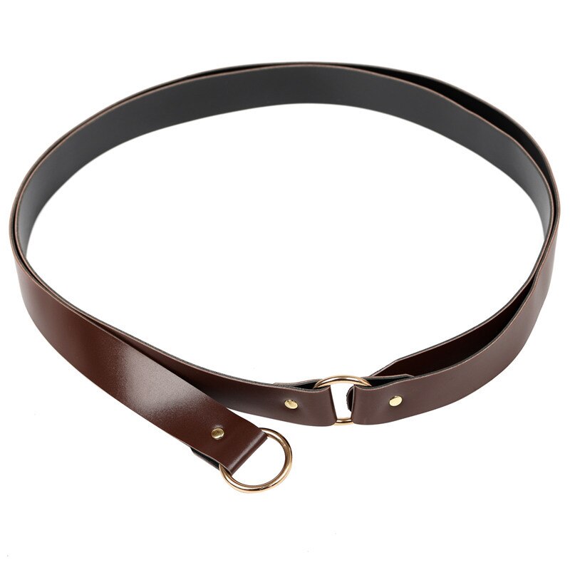 220cm Medieval Renaissance Waist Ring Belt Viking Knight Pirate Waistbelt Horseman Celtic Cosplay Larp Circle Long Loop Props