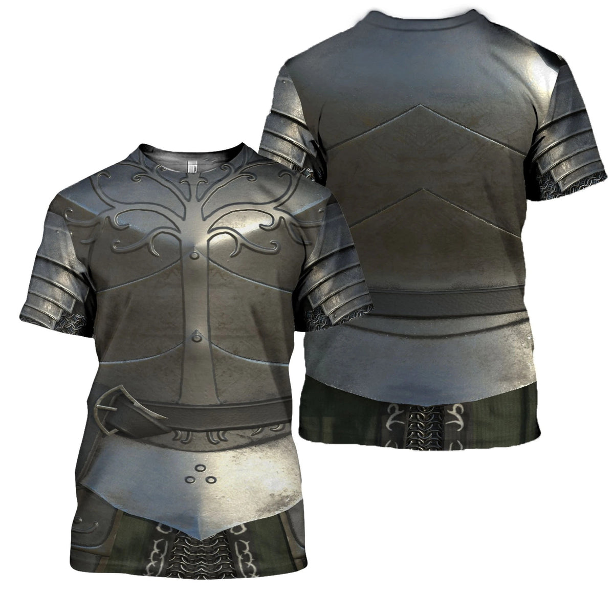 3D Printed Chainmail Knight Armor Men t shirt Knights Templar Fashion Short sleeve shirt summer hip hop Unisex tshirt