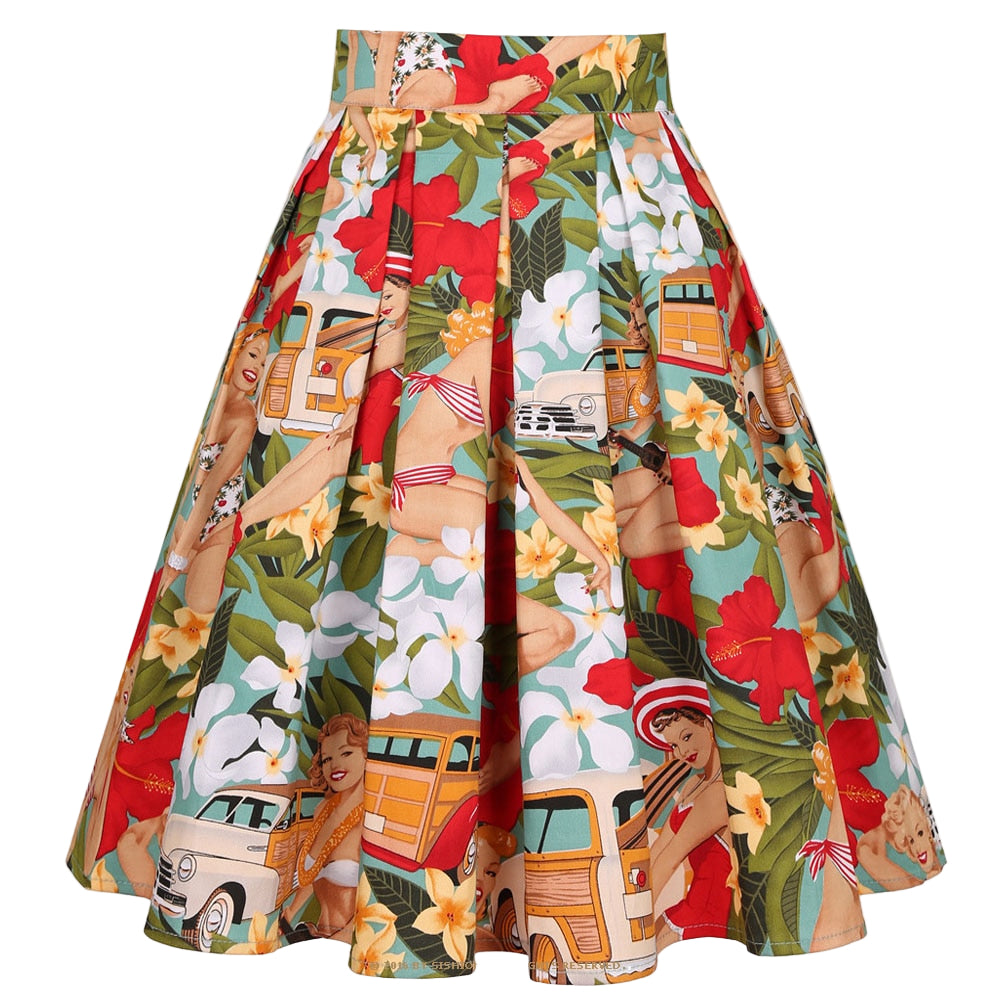 Summer Plaid Skirt with Pockets High Waist Cotton Vintage Retro harajuku Skirts Womens 2022 falda