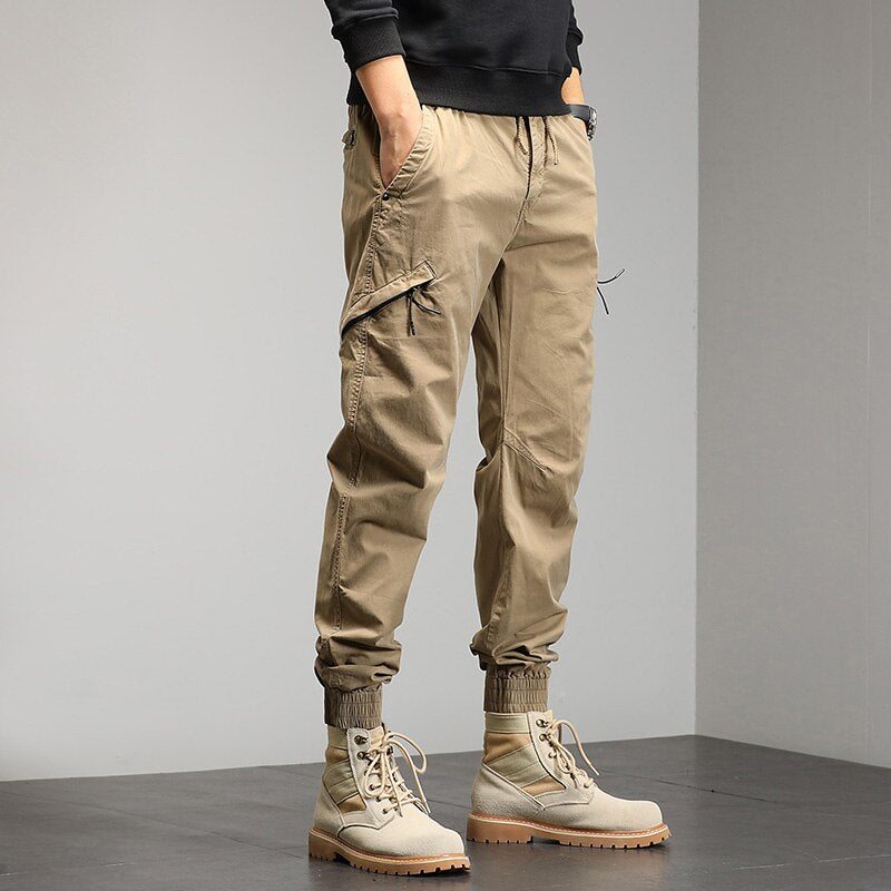 Men's Tactical Pants Multiple Pockets Tactical  Military Trousers Men Slim Fit Cargo Pants