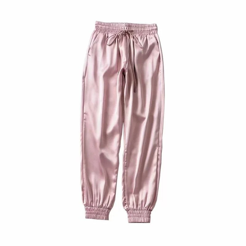 Women's Sweat Pants Fashion Joggers Trousers Hip Hop streetwear High Waist