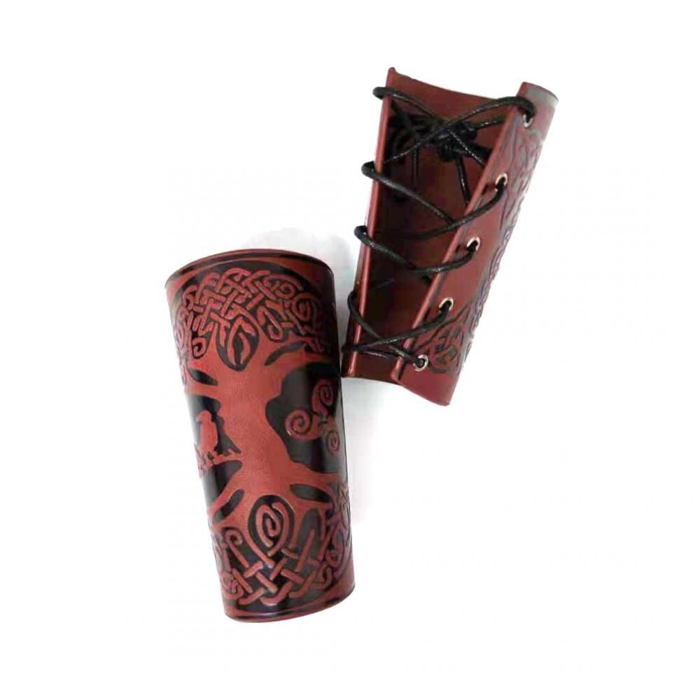 Toten Design Nordic Viking Odin Tree of Life Bangles for Man Riding Protective Gear Embossed
