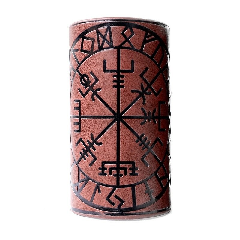 Toten Design Nordic Viking Odin Tree of Life Bangles for Man Riding Protective Gear Embossed
