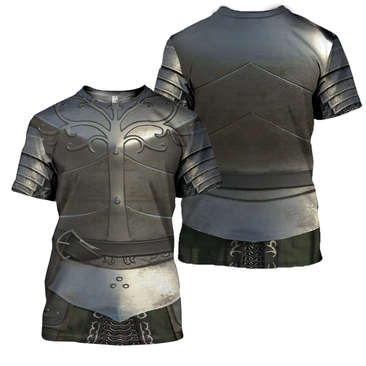 3D Printed Chainmail Knight Armor Men t shirt Knights Templar Fashion Short sleeve shirt summer hip hop Unisex tshirt