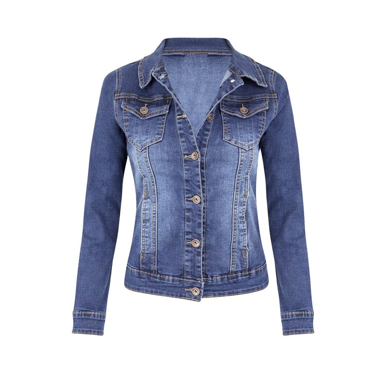 Classic Jeans Denim Jacket Women or Girl Teenager  Veste Femme Chaqueta Mujer