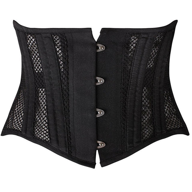 Summer Women Underbust Corset Gothic Steampunk Bustiers Waist Trainer