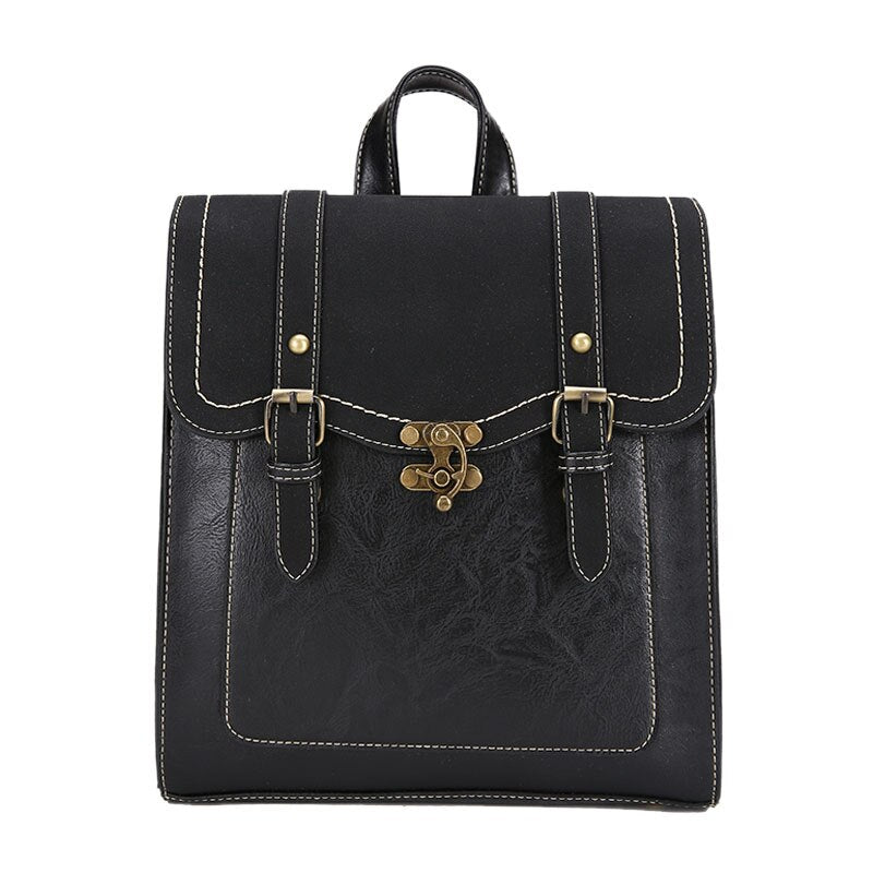 Vintage Women Backpack  Shoulder Bag Lady Multifunction Backpack Retro Bags