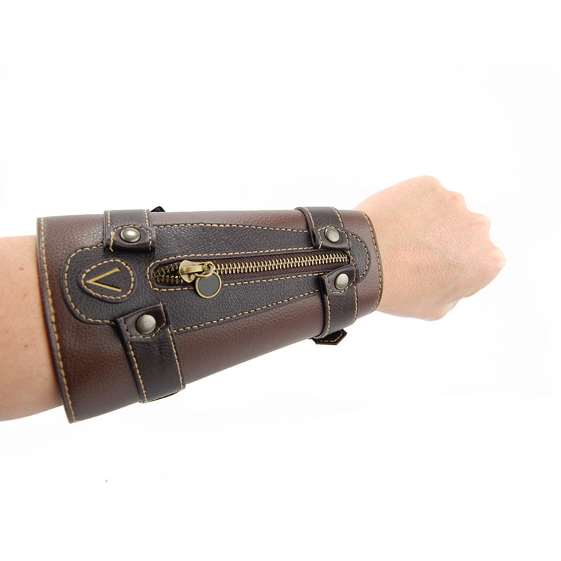 Medieval Assassin Creed Hidden Blade Wrist Arm Armor Knife-Sword Sleeve Cuff Dagger Gauntlet B