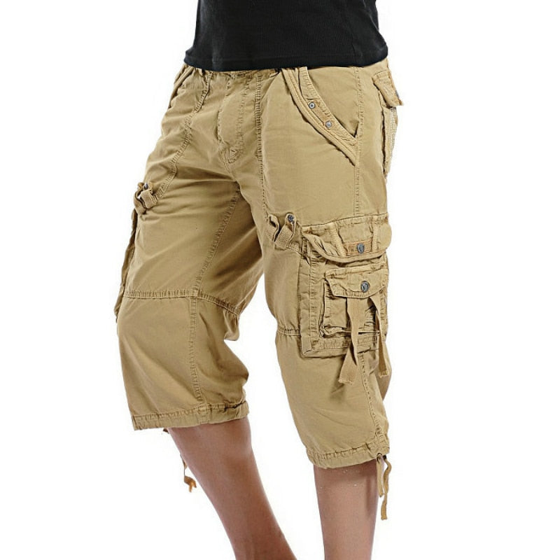 Casual Shorts Men Summer Camouflage Cotton Cargo Shorts