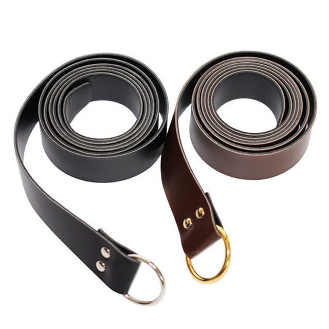 Viking Knight Medieval Renaissance Waist Ring Belt Costume  Pirate Cosplay Larp Leather Loop Buckle