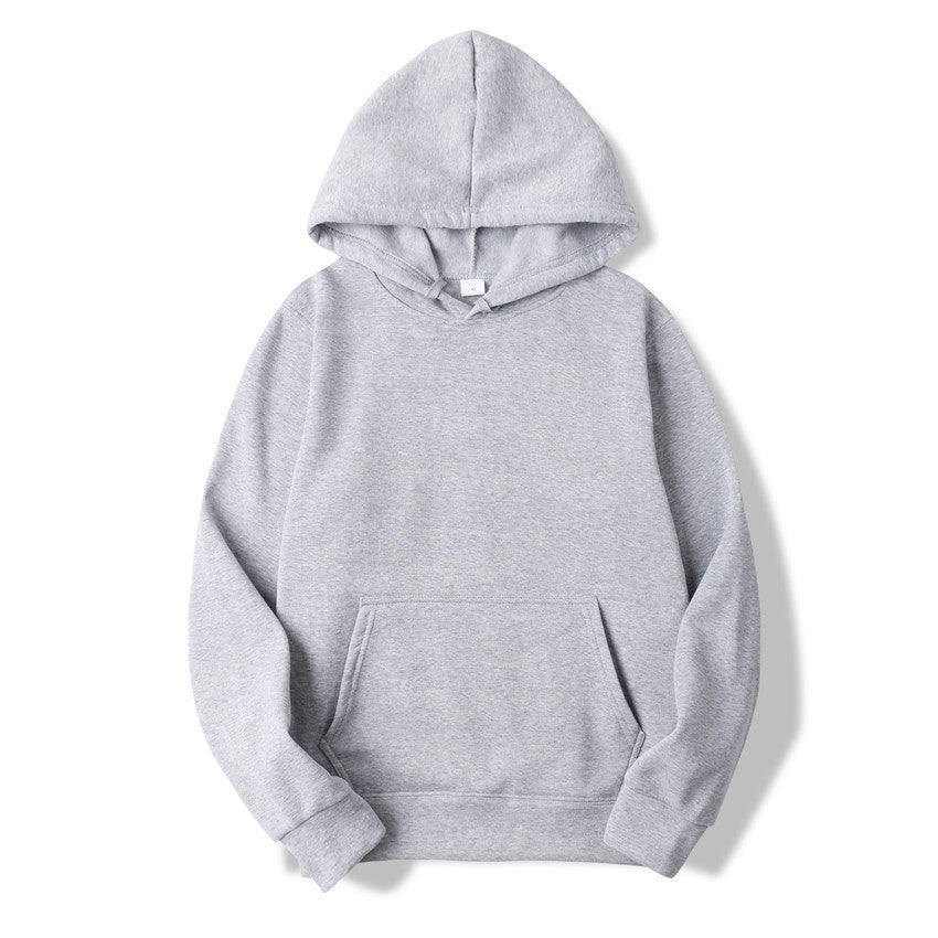 Autumn Winter New Hooded Hoodies Solid Basic Sweatshirts Pullovers