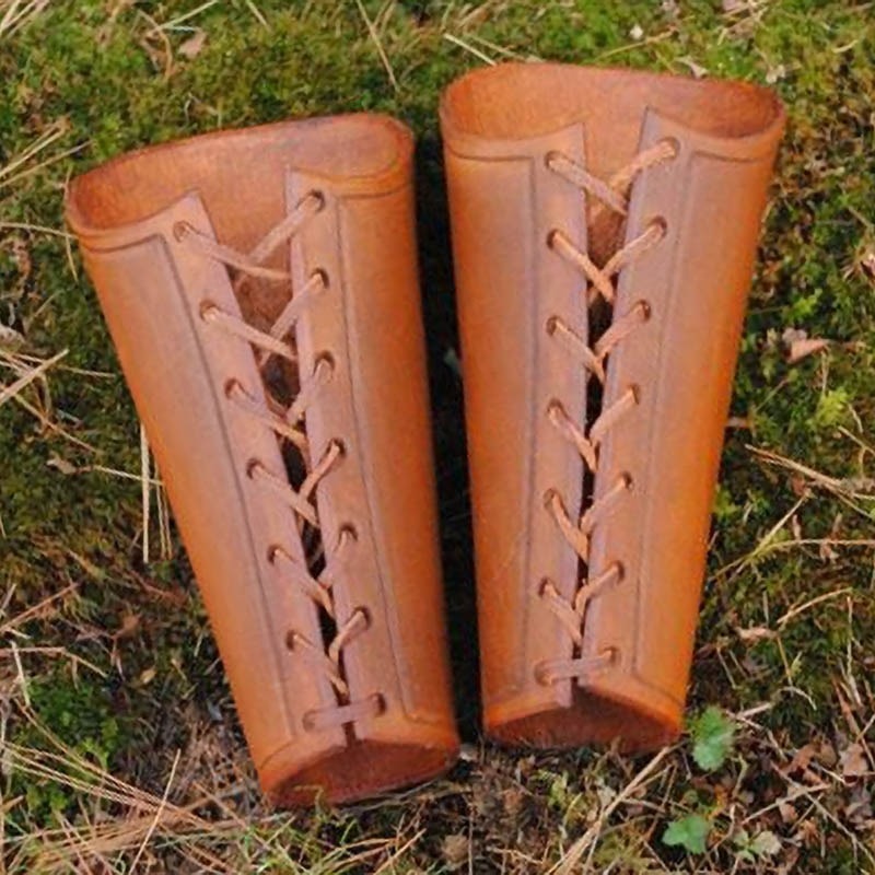 2Pcs Medieval Viking Bracer Vambrace Cosplay Armor