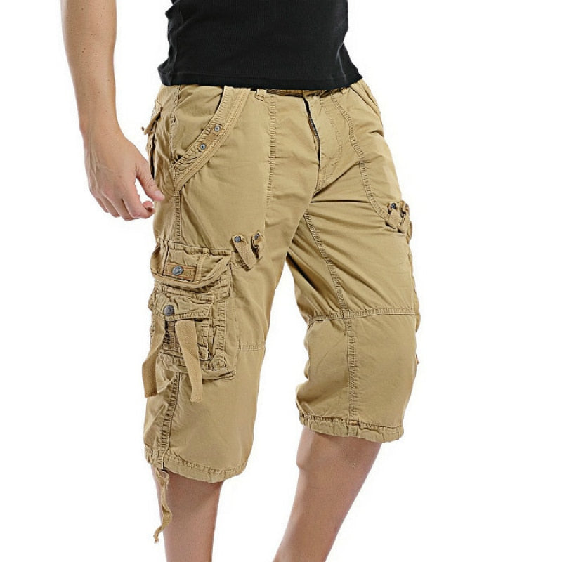 Casual Shorts Men Summer Camouflage Cotton Cargo Shorts