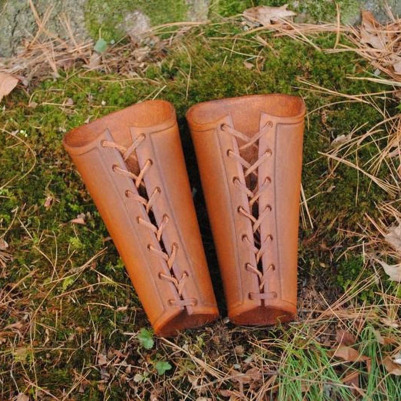 2Pcs Medieval Viking Bracer Vambrace Cosplay Armor