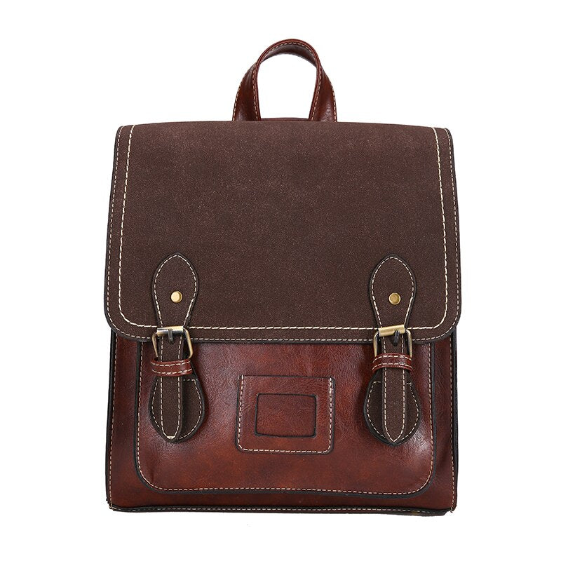 Vintage Women Backpack  Shoulder Bag Lady Multifunction Backpack Retro Bags