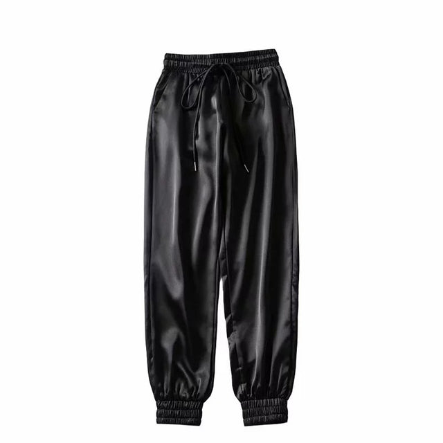 Women's Sweat Pants Fashion Joggers Trousers Hip Hop streetwear High Waist