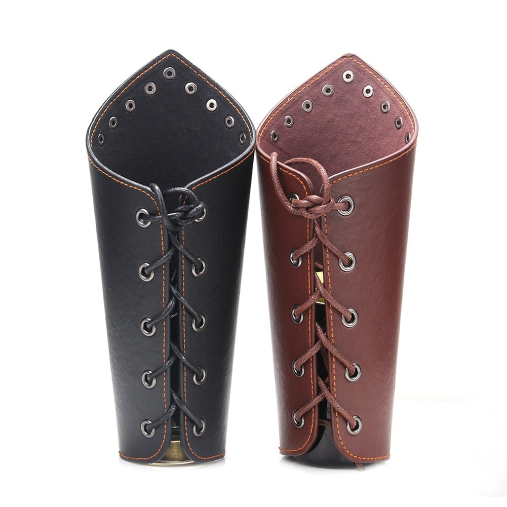 Medieval Bracers Steampunk Wristband Bracer Rivet Arm Cuff Cosplay Prop