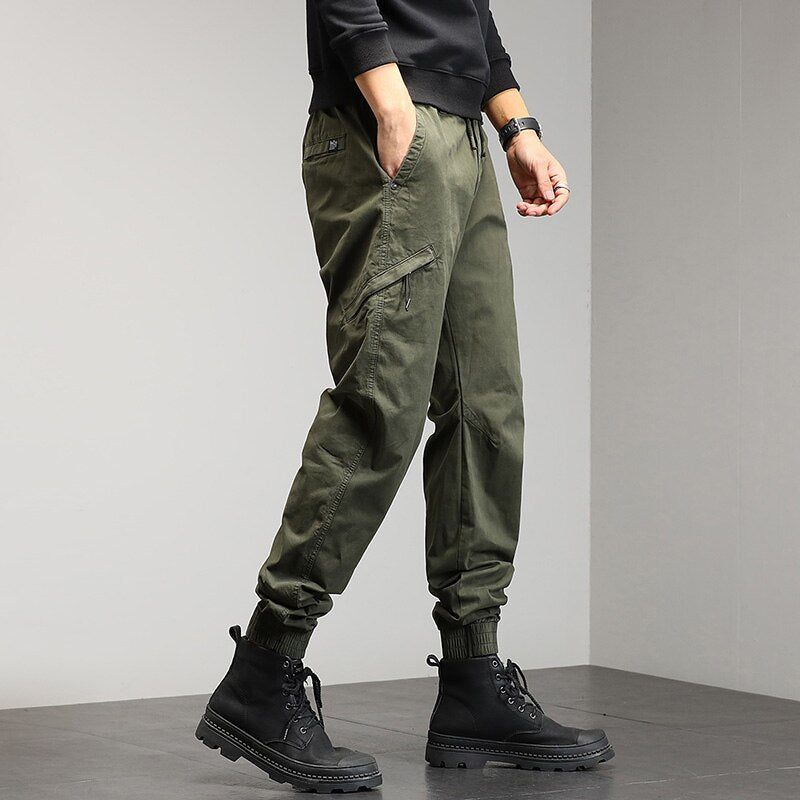 Men's Tactical Pants Multiple Pockets Tactical  Military Trousers Men Slim Fit Cargo Pants