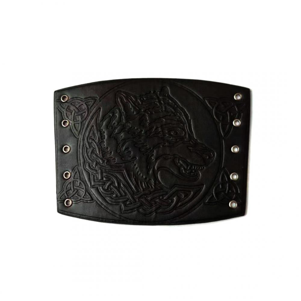 Toten Design Nordic Viking Odin Tree of Life Bangles for Man Riding Protective Gear Embossed