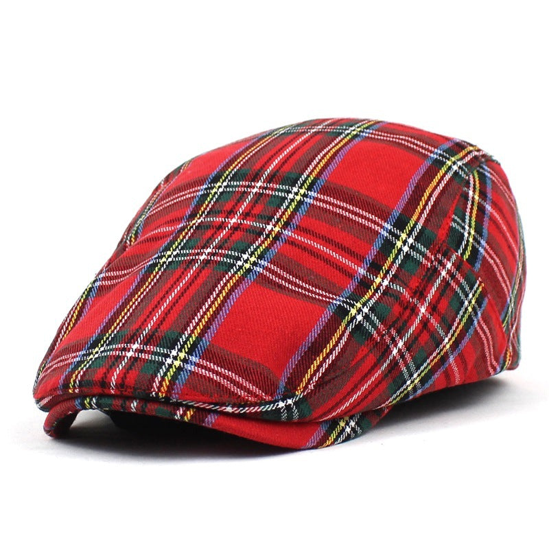 Royal Stewart Beret Caps Unisex Duckbill Visor Hat Winter Autumn Warm Caps Retro Vintage Bolinas Gatsby Hats