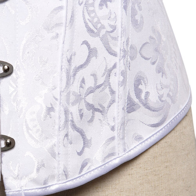 Overbust Bustier Corset Victorian Lingerie Satin Corset Top Gothic Vintage Slimming Corsets