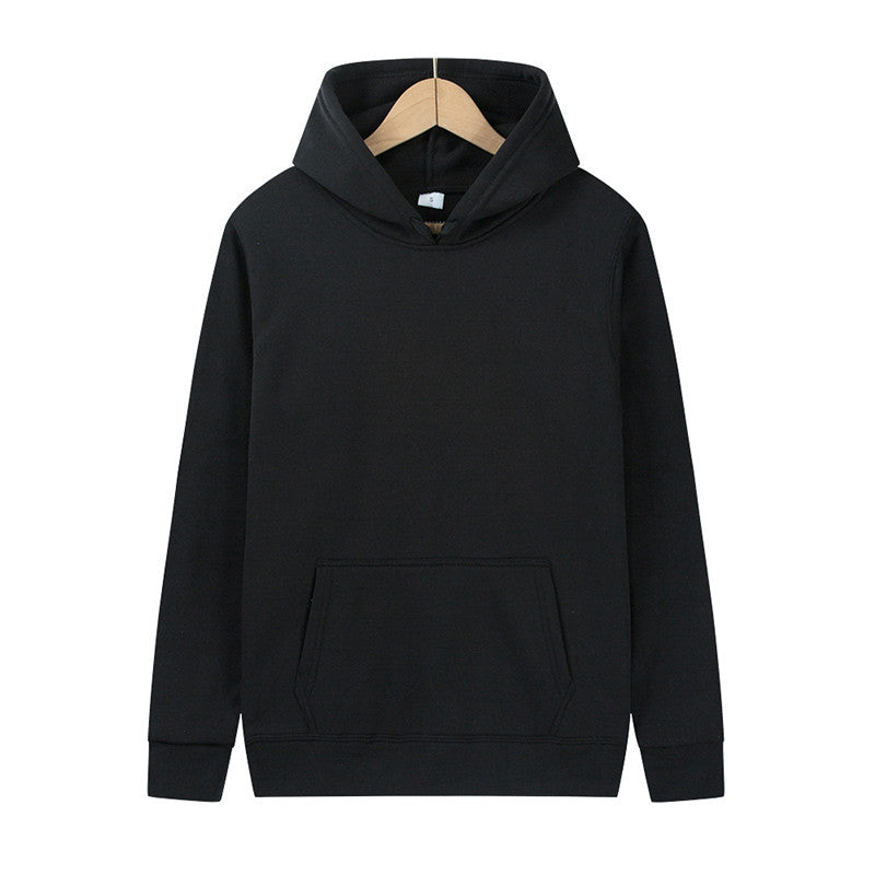 Autumn Winter New Hooded Hoodies Solid Basic Sweatshirts Pullovers