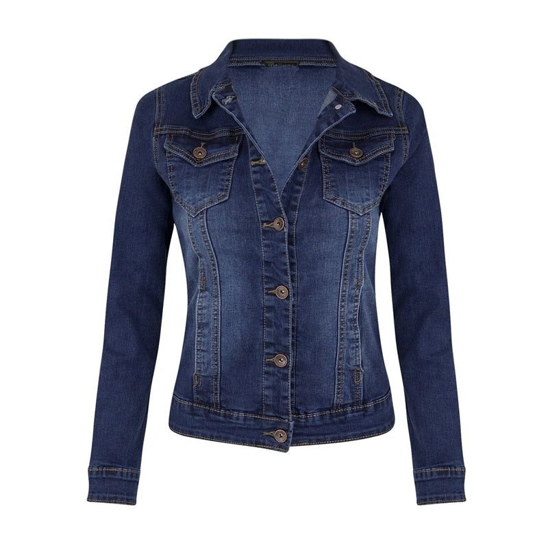 Classic Jeans Denim Jacket Women or Girl Teenager  Veste Femme Chaqueta Mujer