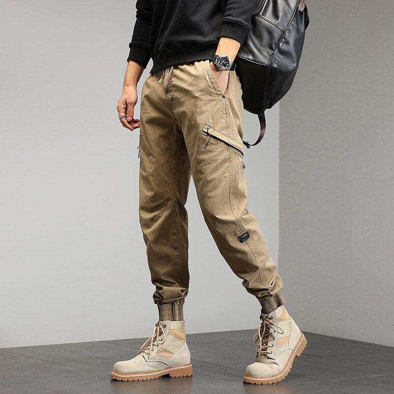 Men's Tactical Pants Multiple Pockets Tactical  Military Trousers Men Slim Fit Cargo Pants