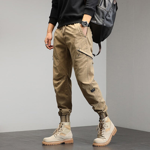 Men's Tactical Pants Multiple Pockets Tactical  Military Trousers Men Slim Fit Cargo Pants