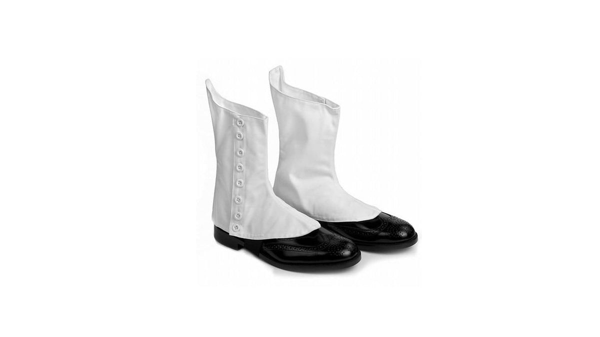 Spats over clearance shoes