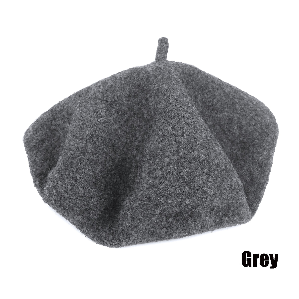 Vintage Plain Beret Hats French Berets Warm Wool Spring Winter Beanie Hat