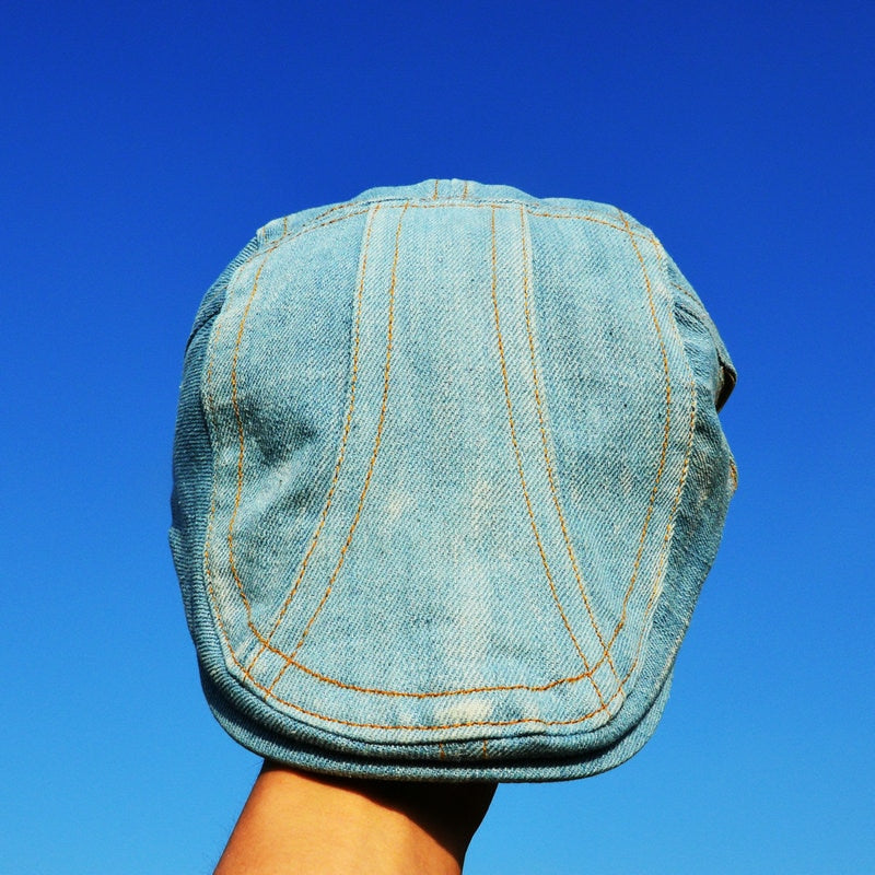 Denim Beret Hats Adjustable Men Women Jeans Berets Newsboy Flat Gatsby Cabbie Driving Cap
