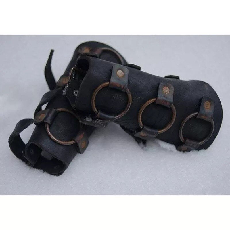 Middle Ages Viking Knight Gauntlet Wristband Medieval Vambrace Arm Cuff
