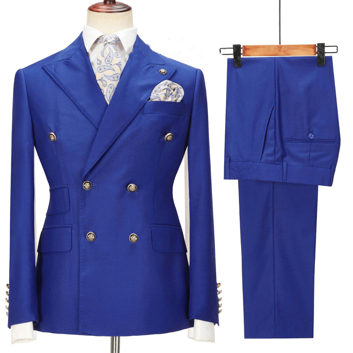 Fashion Design Men Suits Business Costume Homme Wedding Dress Groom Tuxedo Terno Slim Fit Prom Double Breasted Blazer