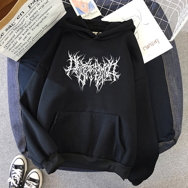 Oversized Hoodie Men Women Sweatshirt Harajuku Hip Hop Gothic Long Sleeve Hoodies Spring Autumn Street
