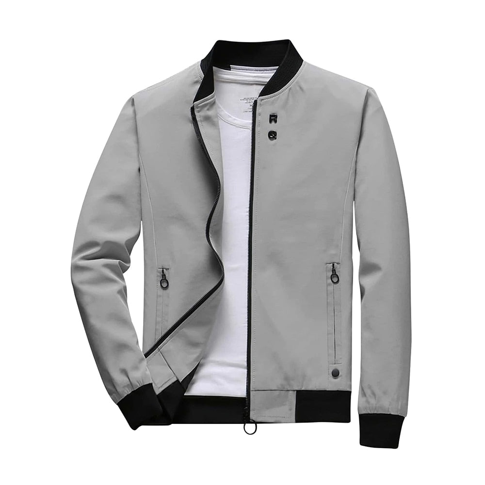 Men Spring Jackets and Coats Solid Color Casual Jacket Men Hot Sale Jacket Jaqueta Masculina