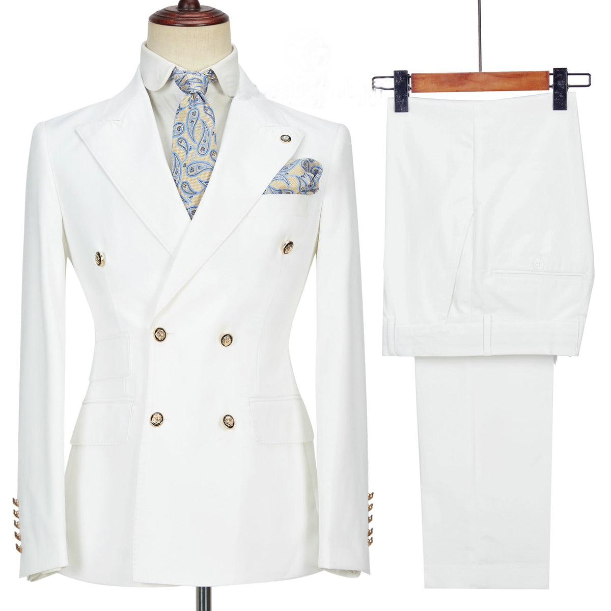Fashion Design Men Suits Business Costume Homme Wedding Dress Groom Tuxedo Terno Slim Fit Prom Double Breasted Blazer