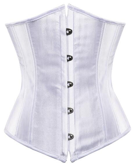 Women's Lace up Boned Brocade Waist Training Underbust Corsets