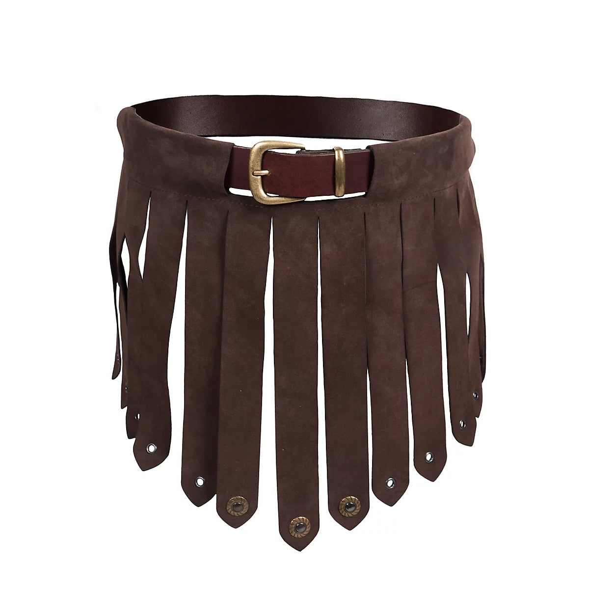 Medieval Vintage Waist Belt Costume Accessory Men Women Viking Leather Drawstring Tassels Kilt / Skirt