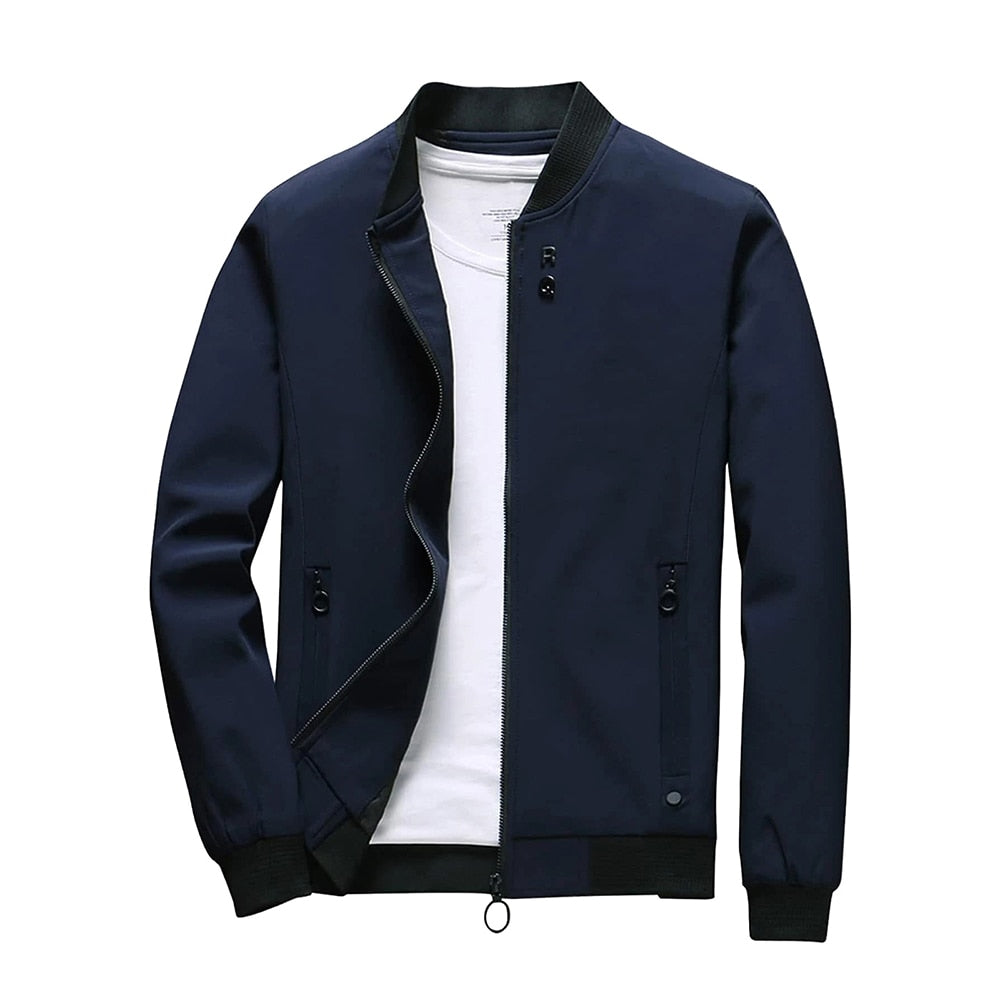 Men Spring Jackets and Coats Solid Color Casual Jacket Men Hot Sale Jacket Jaqueta Masculina