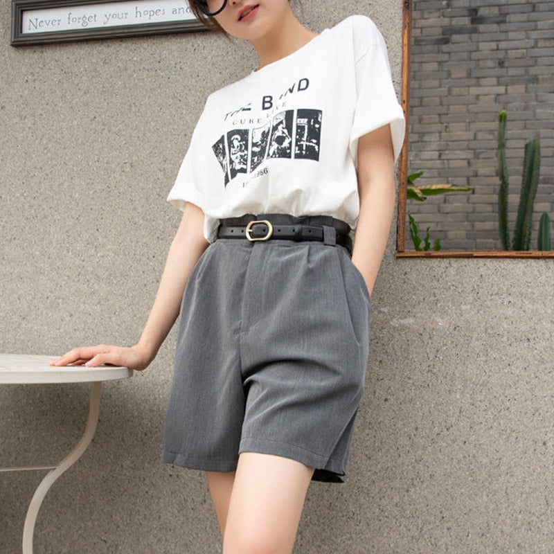 Double Leather Women Belt Fashion Waist Belt PU Leather Metal Buckle