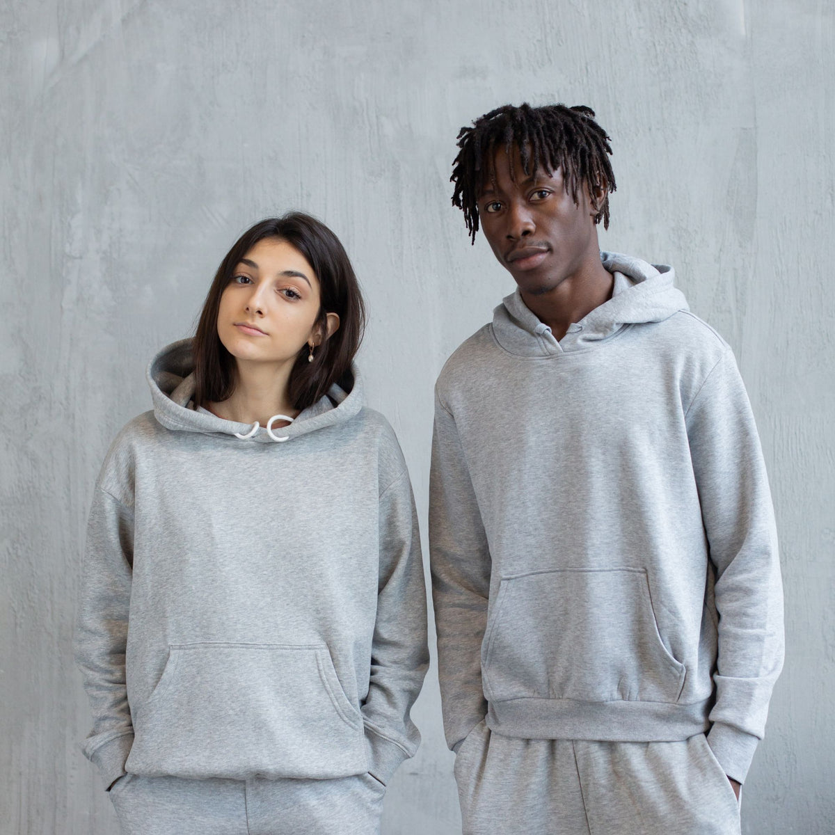 Autumn Winter New Hooded Hoodies Solid Basic Sweatshirts Pullovers
